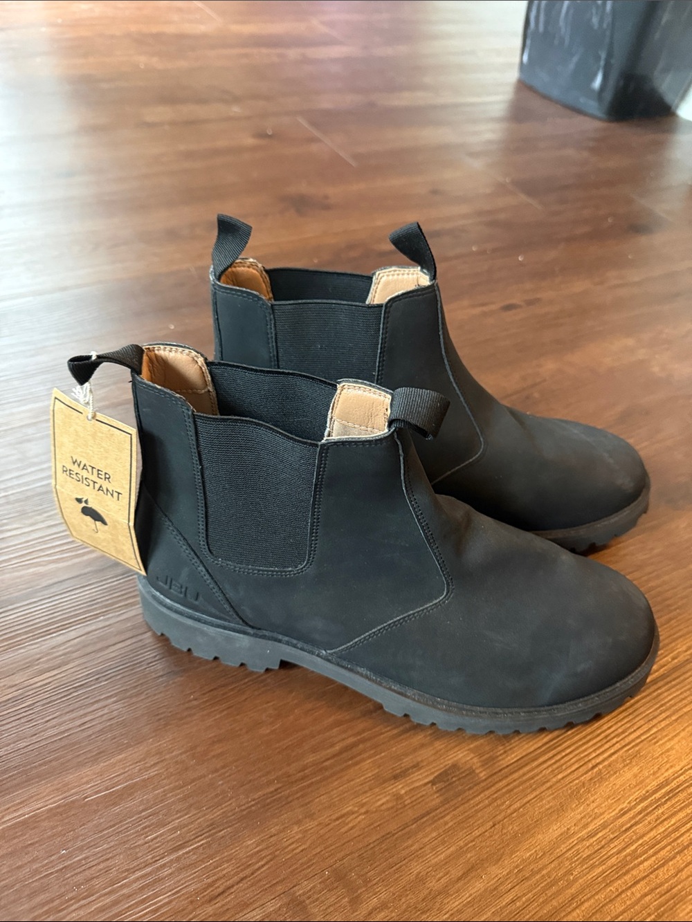 JBU Black Chelsea Work Boots